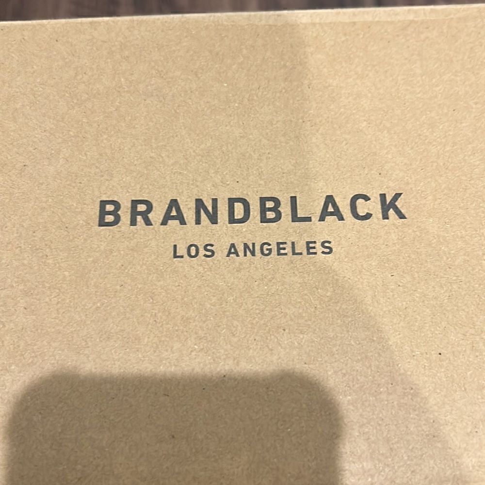 Brand Black LA/Electric & Rose Black & White Sandals, Size 7.5 - Picture 8 of 10